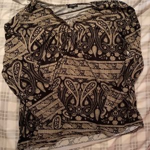 2X black and gold shirt with 3 buttons